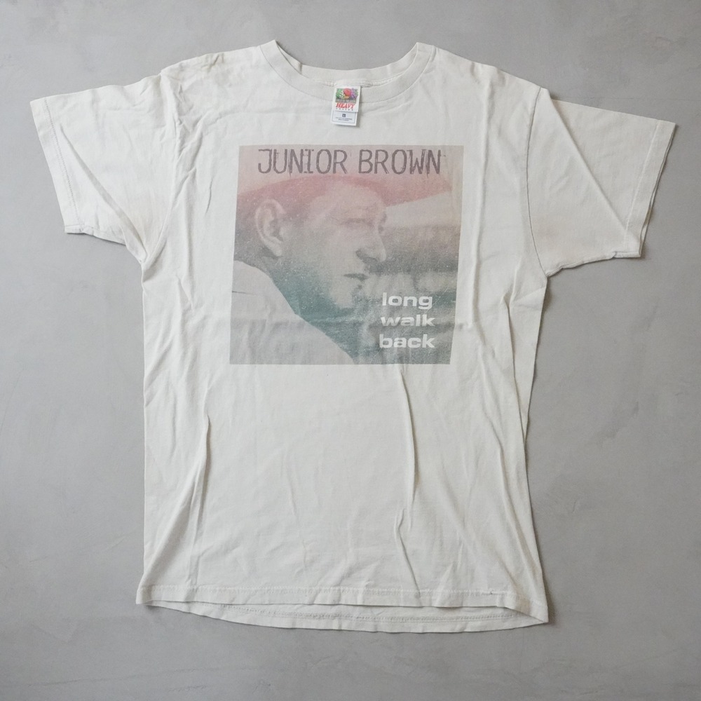 Vintage Junior Brown T-Shirt Large Mens Long Walk Back Tour Tee
